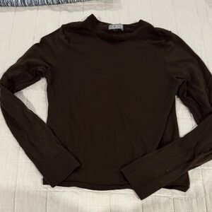 J. Crew Dark Brown Long Sleeve Shirt